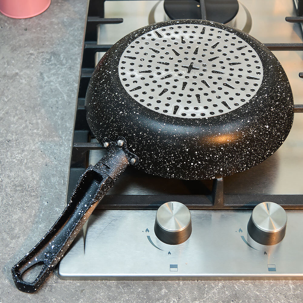 Сковорода 22см "Easy Stone" а/пр, индукция, тм Калитва