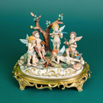 Винтаж: Фарфоровая мануфактура Capodimonte «Ангельский Хор»