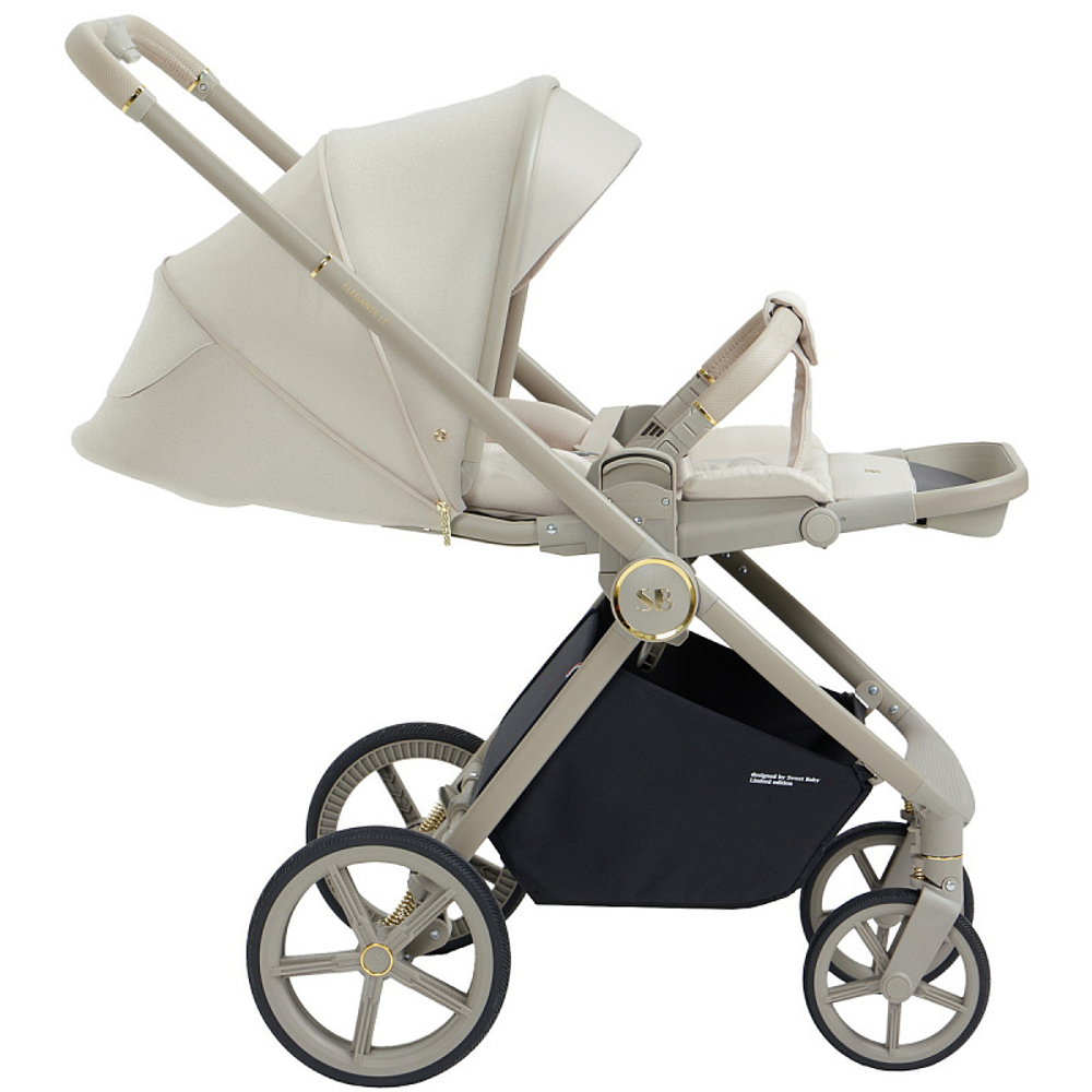 Детская коляска Sweet Baby Elegante 3 в 1 LT Beige 427218