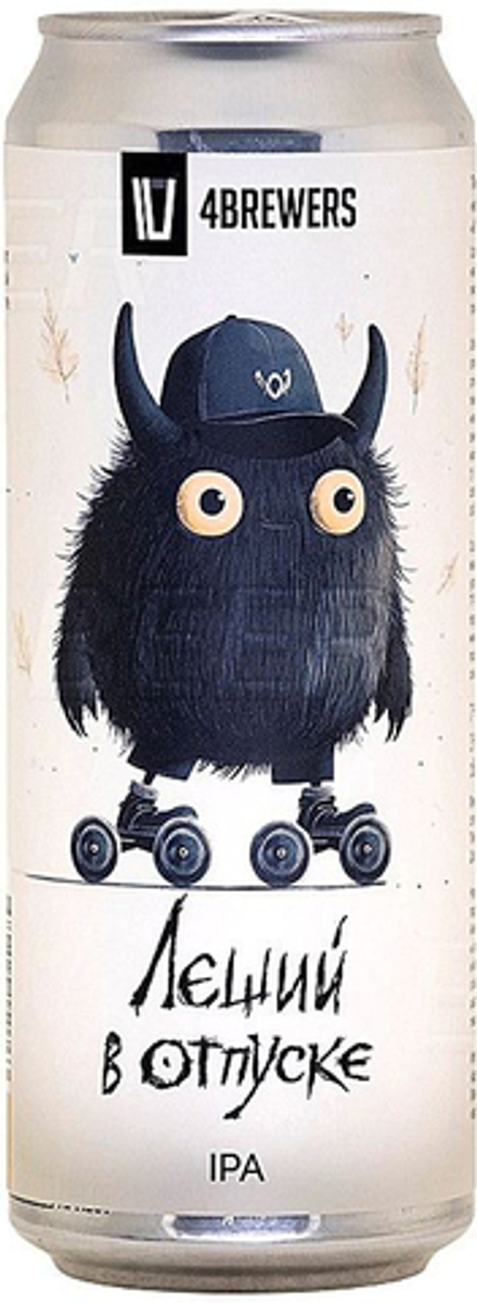 Пиво Четыре пивовара Леший В Отпуске / 4BREWERS Leshij V Otpuske 0.45 - банка