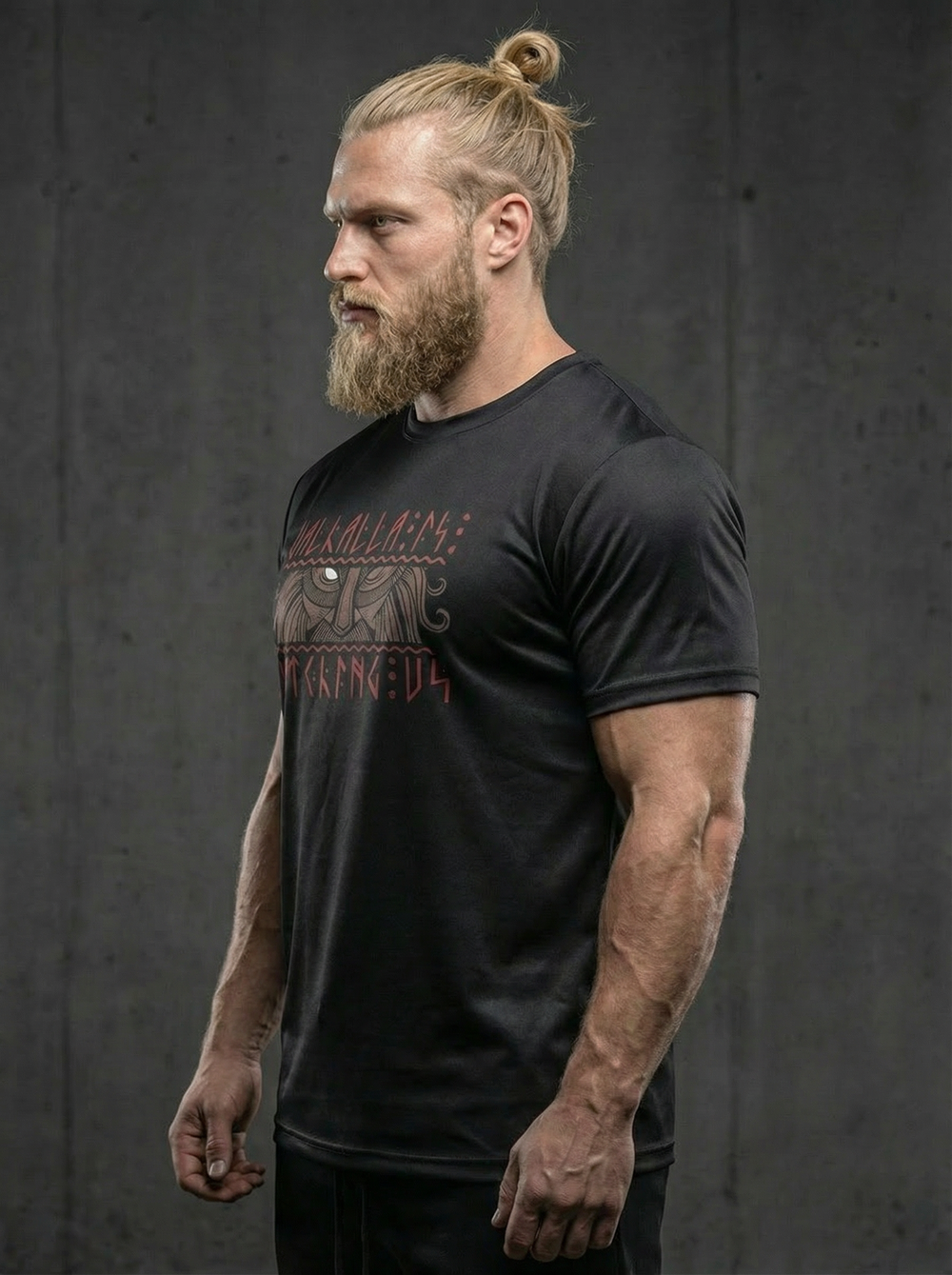 Футболка тренировочная мужская LEGENDA Вальхалла черная