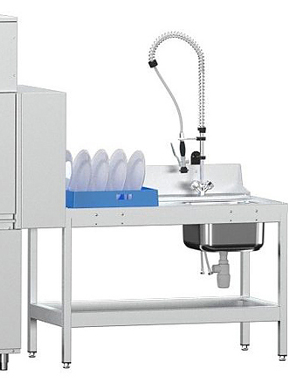 Стол Предмоечный Для Купольных П/М Kayman Washvortex Спм-Кп 630