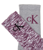 Носки 2 пары Calvin Klein Jeans - серый(701224134)