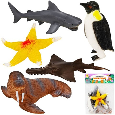 Набор животных Levatoys YSQ503-5 Морские в пак.