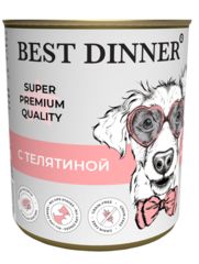 Best Dinner Super Premium Мясные деликатесы для щенков и юниоров (телятина) 340 гр