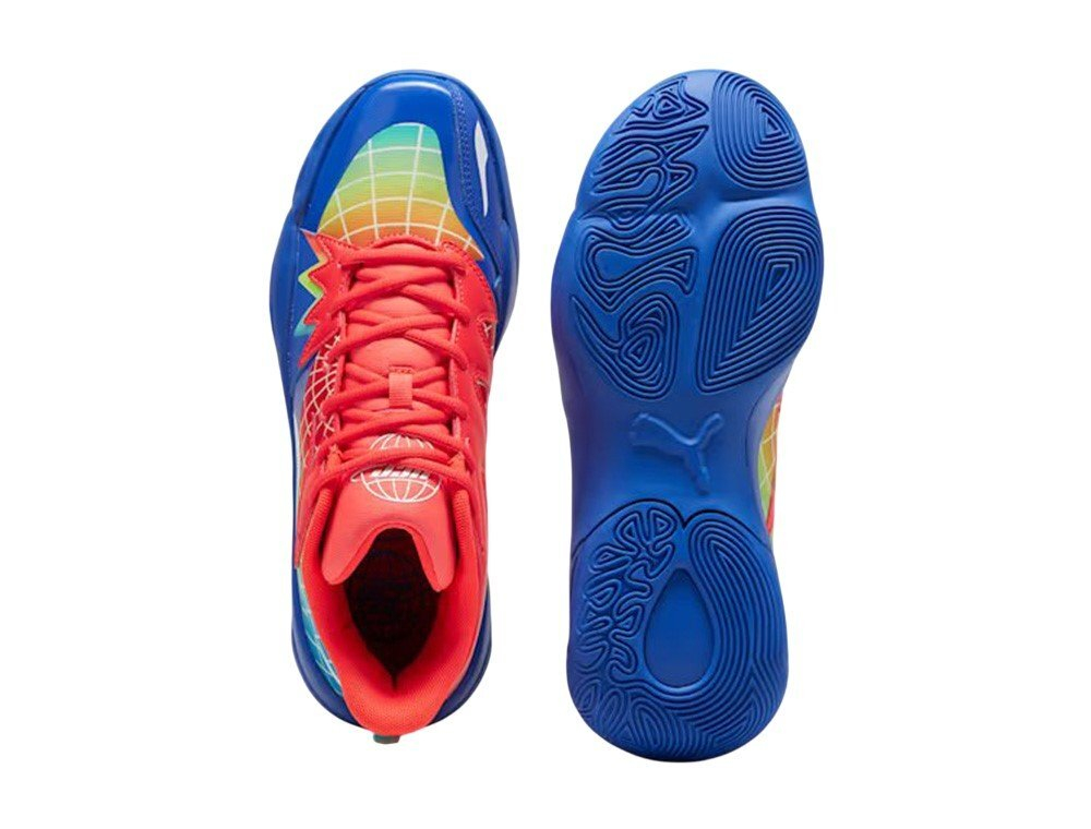 Баскетбольные кроссовки Puma Genetics Marcus Smart Royal Sapphire-Red Blast shoes