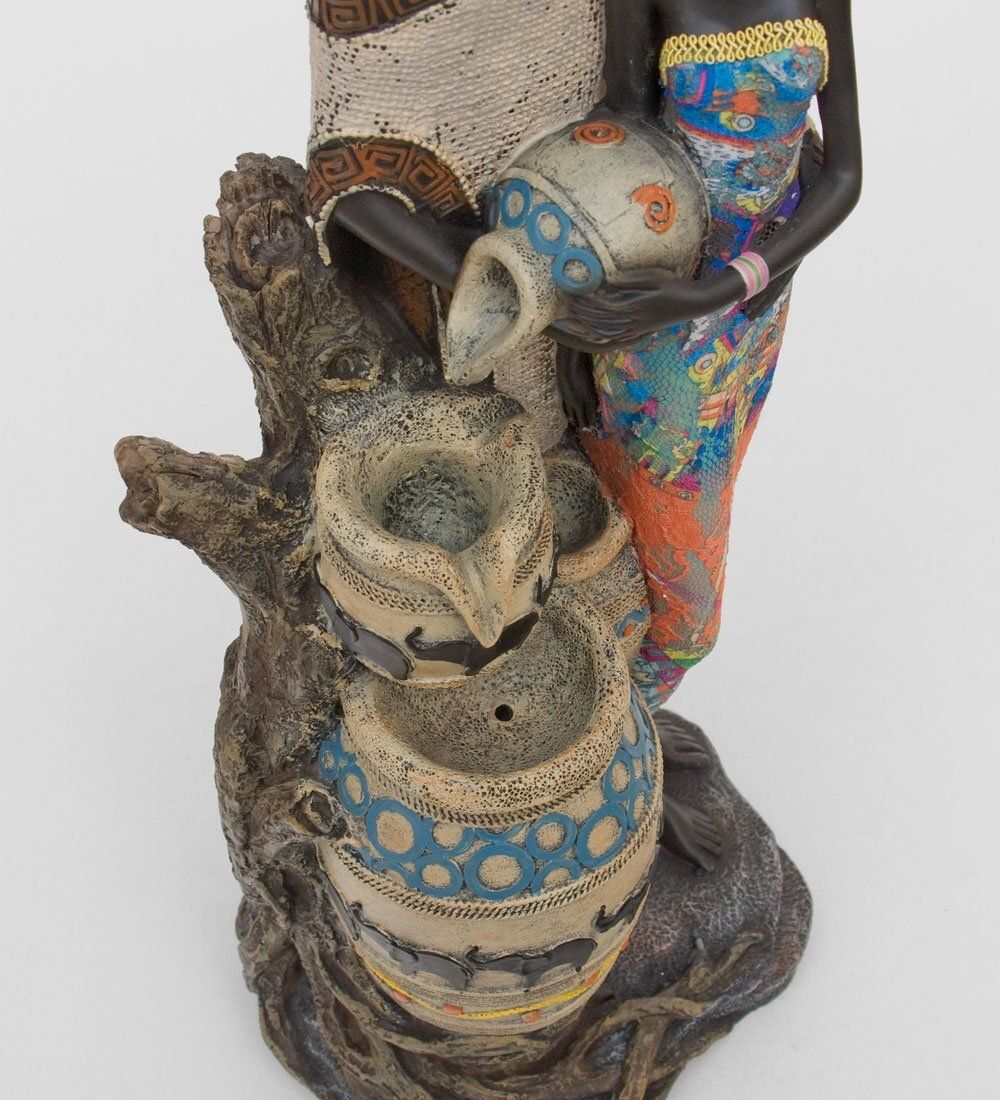 SM-162 Статуэтка-фонтан «Африканская пара»