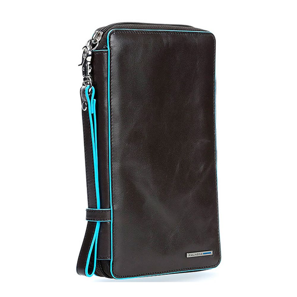 Мультипортмоне Piquadro Blue Square черный телячья кожа (PP3246B2/N) 1