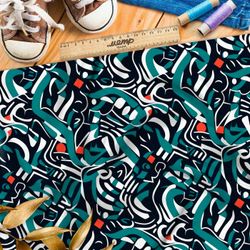 Ткань премиум Оксфорд 600D калейдоскоп чувств