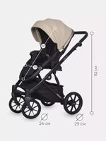 Детская коляска Riko Basic Delta Ecco 2 в 1 11 camel