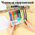 Набор шариковых ручек DELI "Q69" 10 штук, 10 цветов, 0,7 мм, европодвес