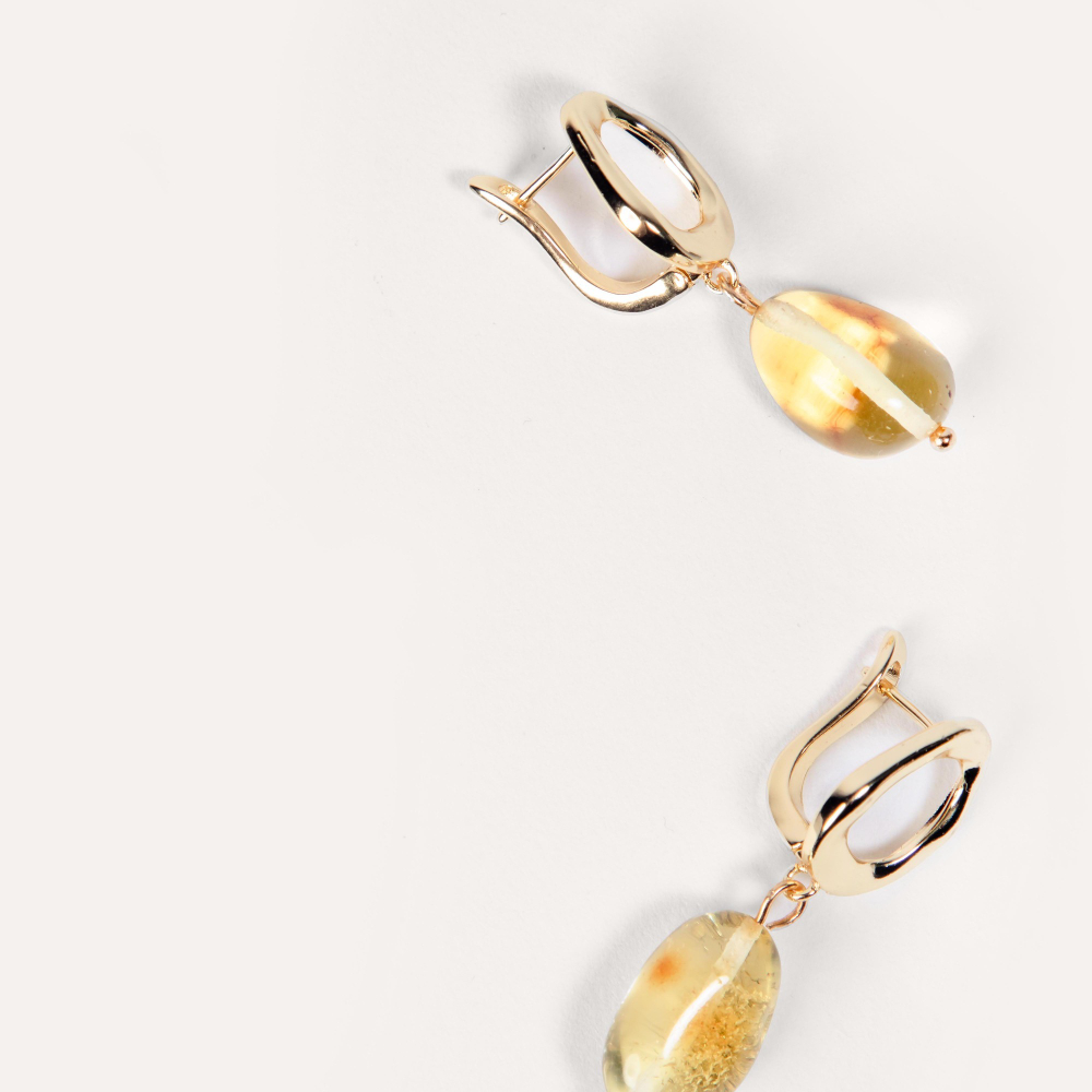 Серьги Amber YEL