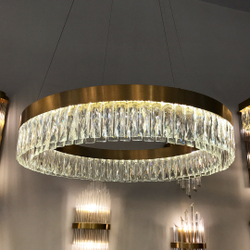 Люстра Cloyd TELEMAN C1 / Ø60 см - латунь (арт.10768)