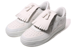 A Bathing Ape Bathing Ape Quilt Tassel Leather Sneakers