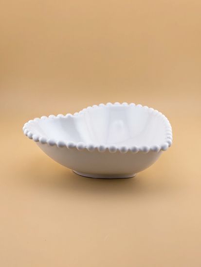 Блюдо сервировочное сердечко 16х15х5 см. Бусины