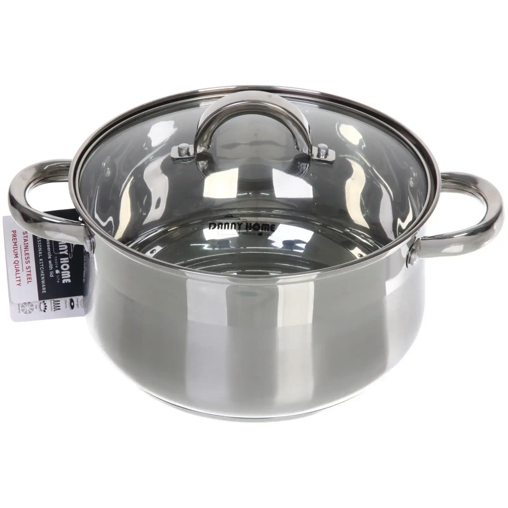 Кастрюля из нержавеющей стали BARBARA 4,5л, индукция, DH08-22