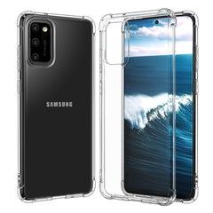 Противоударный силиконовый чехол Infinity для Samsung Galaxy A41 (Прозрачный)