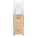 L'Oréal, True Match, превосходно смешиваемая тональная основа, теплый светлый оттенок W2, 30 мл (1 жидк. унц.)