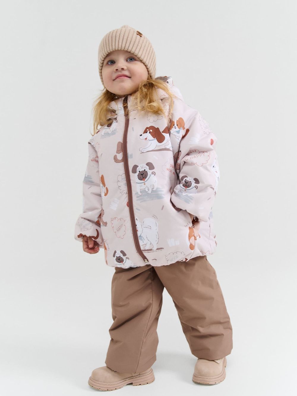 Полукомбинезон демисезонный "Какао" 0+