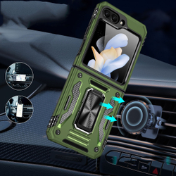 Чехол Safe Case с кольцом и защитой камеры для Samsung Galaxy Z Flip 6