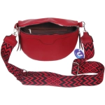 Сумка женская через плечо «ИМАНИ», цвет бордовый, три кармана, 24*19*7*5см (лейбл Ultramarine)