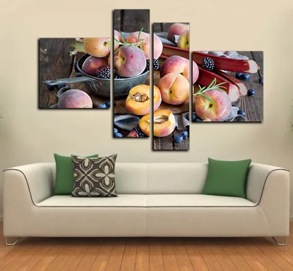 Модульная картина " Сочный персик "