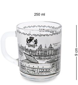 Народные промыслы ЯЛ-15-05/1 Кружка «Новосибирск» (стекло)