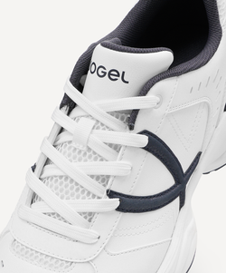 Кроссовки спортивные JOGEL Daddy, белый/синий