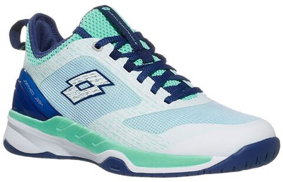 Женские Кроссовки теннисные Lotto Mirage 200 Speed W - green cabbage/all white