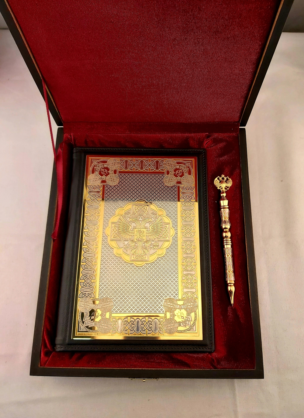 Набор Гербовый "Ежедневник и ручка" (Златоуст)