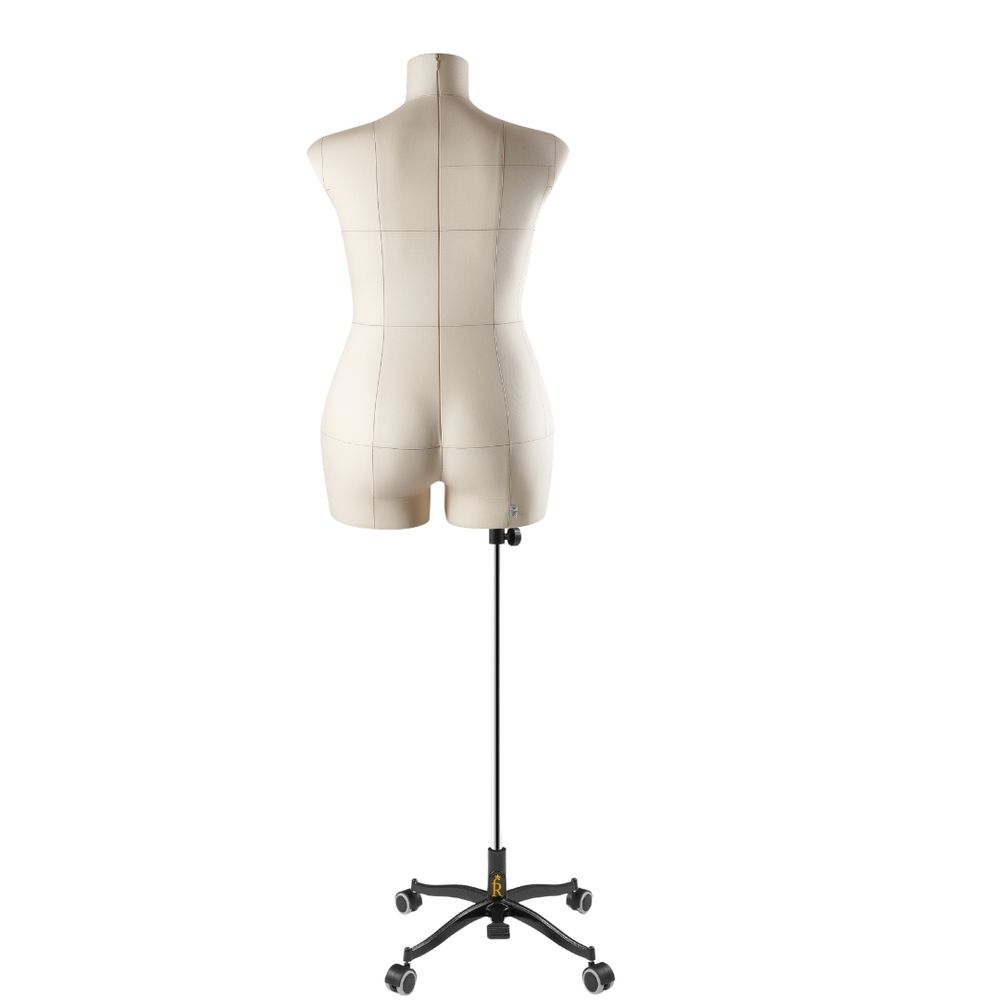 Манекен портновский Моника, комплект Стандарт, размер 50, цвет бежевый, в комплекте подставка «Милан» и чехол-накидка