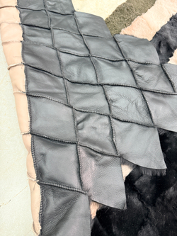 Покрывало меховое ковер из шкуры овчины