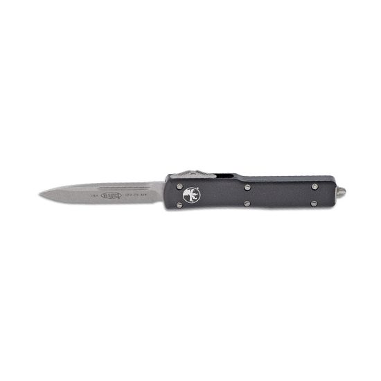 Автоматический нож Microtech UTX-70 Black 148-10 c клинком из стали Böhler M390 Microclean®, рукоять алюминий