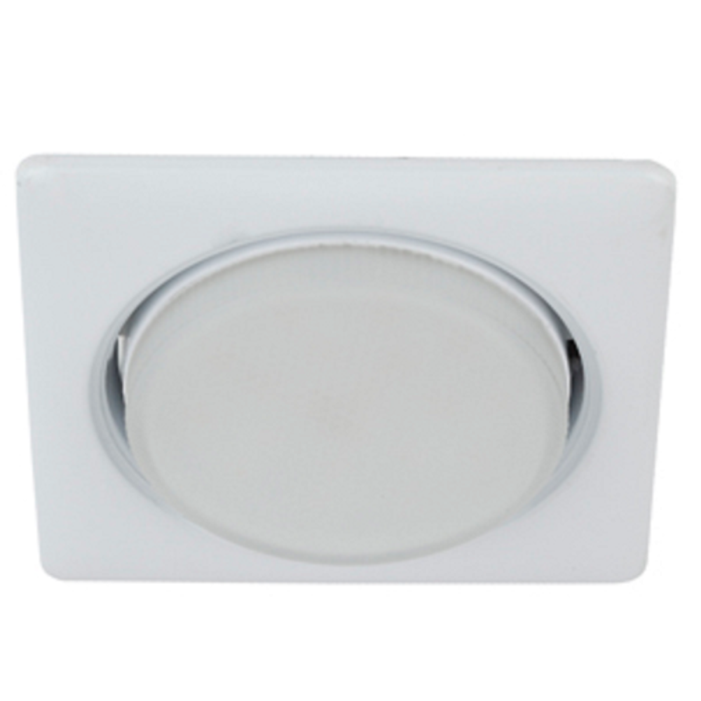 KL71 WH /1 (к) Светильник ЭРА под лампу Gx53 квадр.,220V, 13W,белый