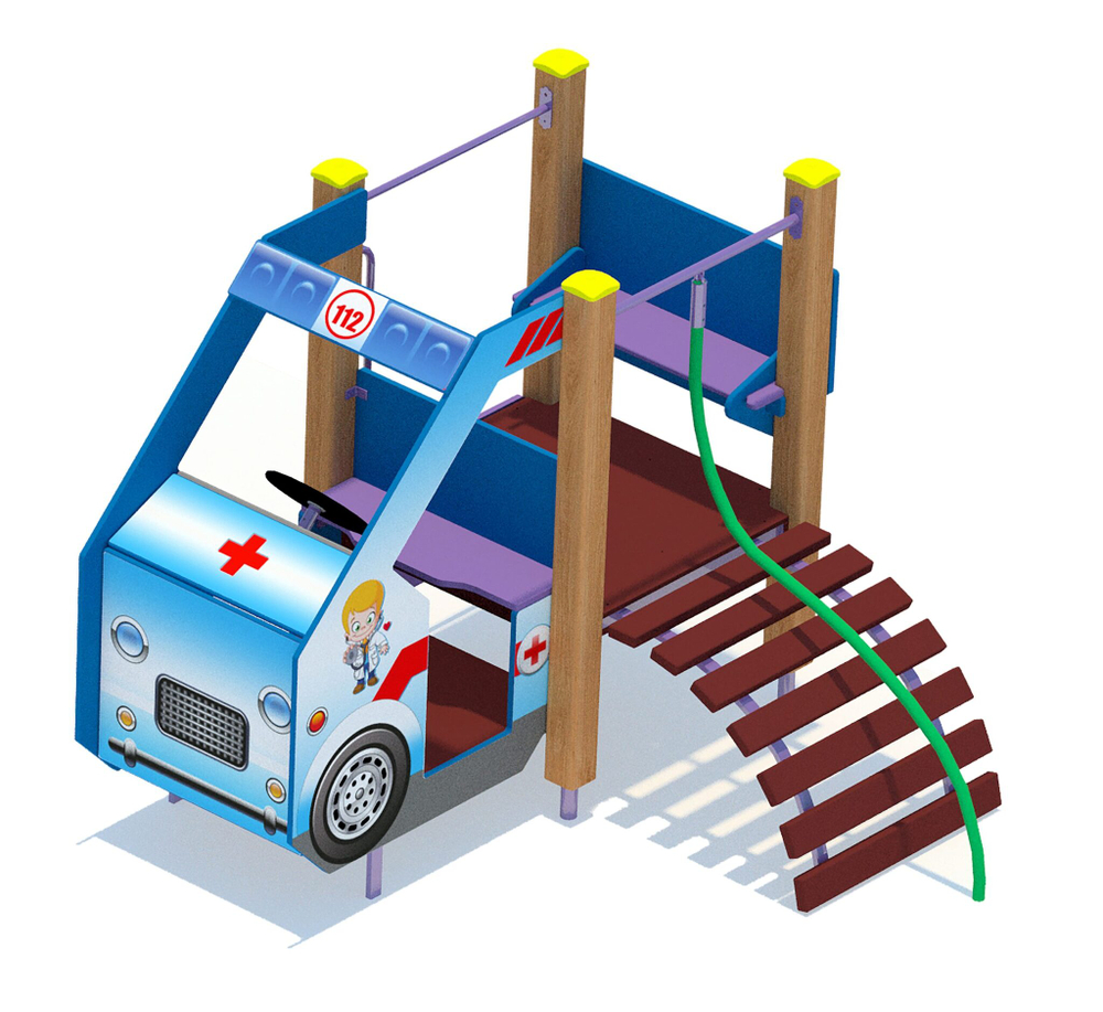 2-008 Игровой комплекс: пож.машина/скорая /дпс
