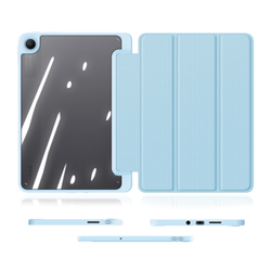 Чехол книжка синего цвета для планшета Xiaomi Redmi Pad 2 и Poco Pad C1, серия Toby Series от Dux Ducis