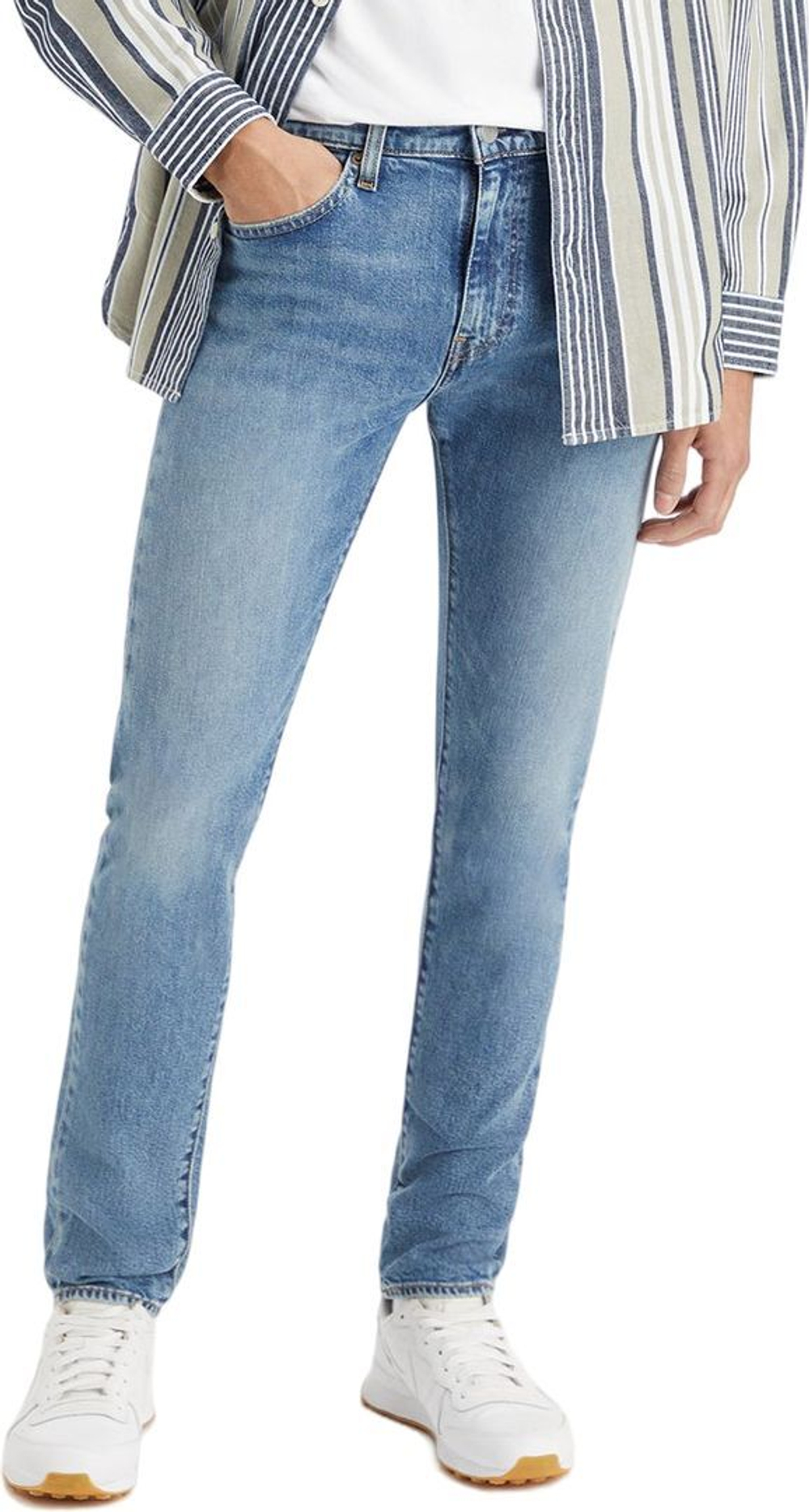 Джинсы LEVIS 510 SKINNY MED INDIGO - WORN I синий