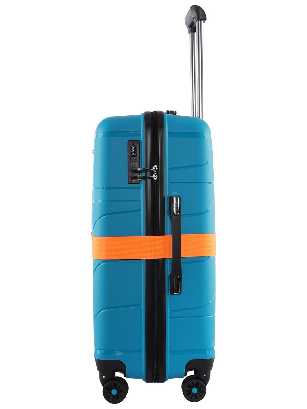 Чемодан 463 / С ремнем / Полипропилен