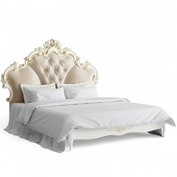 Кровать с мягким изголовьем 180*200