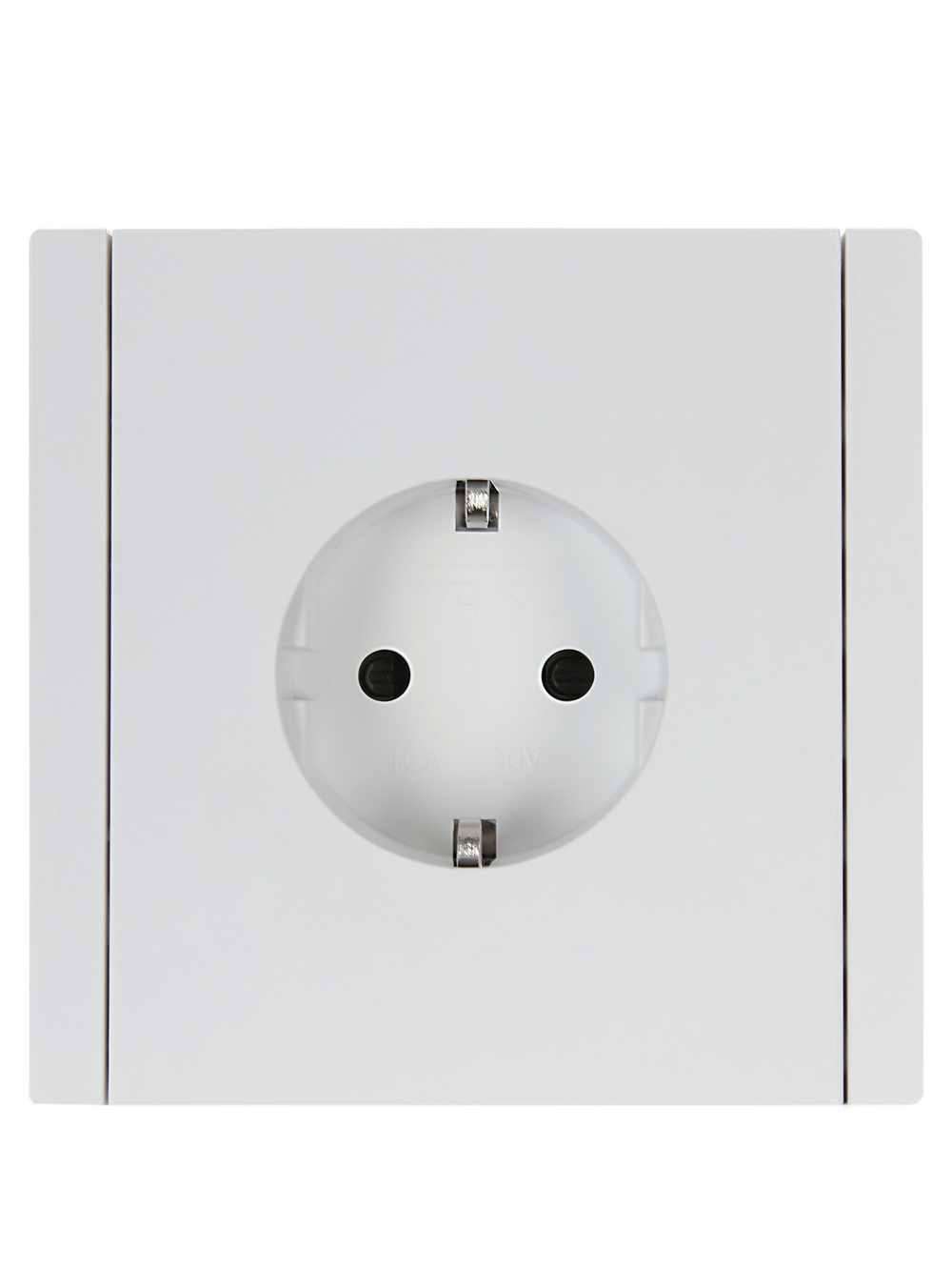 FORTE&PIANO Розетка 1-местная с заземлением с защитными шторками винтовое крепление 16А FP215 белый IEK