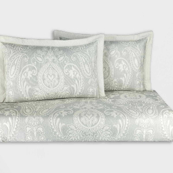 Покрывало 230х250 и 2 декоративные наволочки Arya home Suwi серый