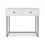 Туалетный столик консоль ROYAL 5311 эко (Белый-Черный-р.черная)