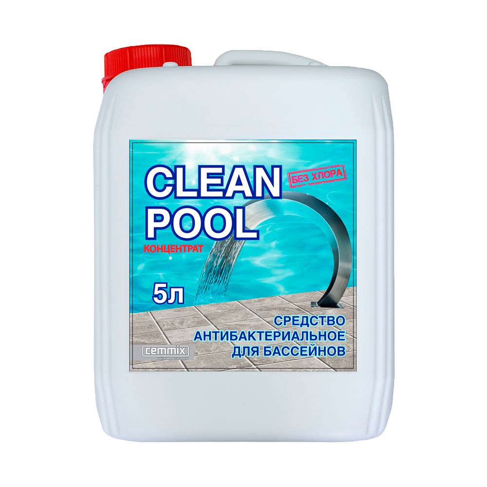 Средство дезинфицирующее для бассейна Cemmix Clean Pool, 5 л