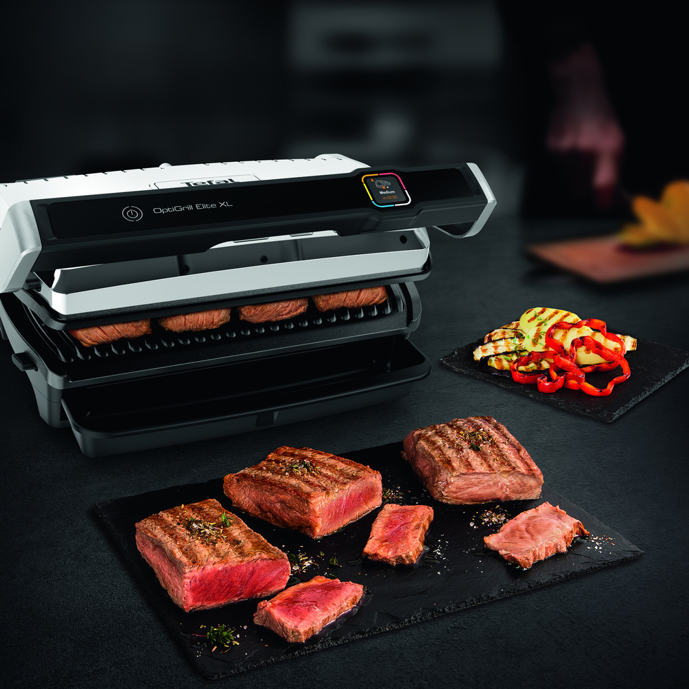 Умный электрогриль Tefal Optigrill Elite XL GC760D30