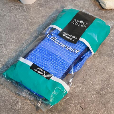 Мочалка банная "Столичная", 480*110*15мм