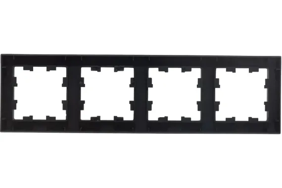 Рамка Systeme Electric ATLASDESIGN 4-постовая карбон 36223