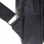 Сумка мужская «Major-crocodile», цвет черный, два отделения, 29*17*5,5см