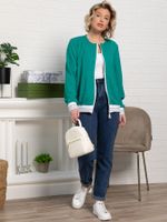 Бомбер Аланис (изумрудный) Б15407-7М LT Collection