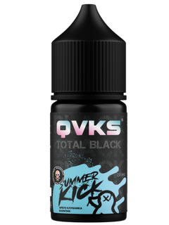 Купить Ароматизатор QVKS Total Black 13мл - Арбуз Клубника Базилик