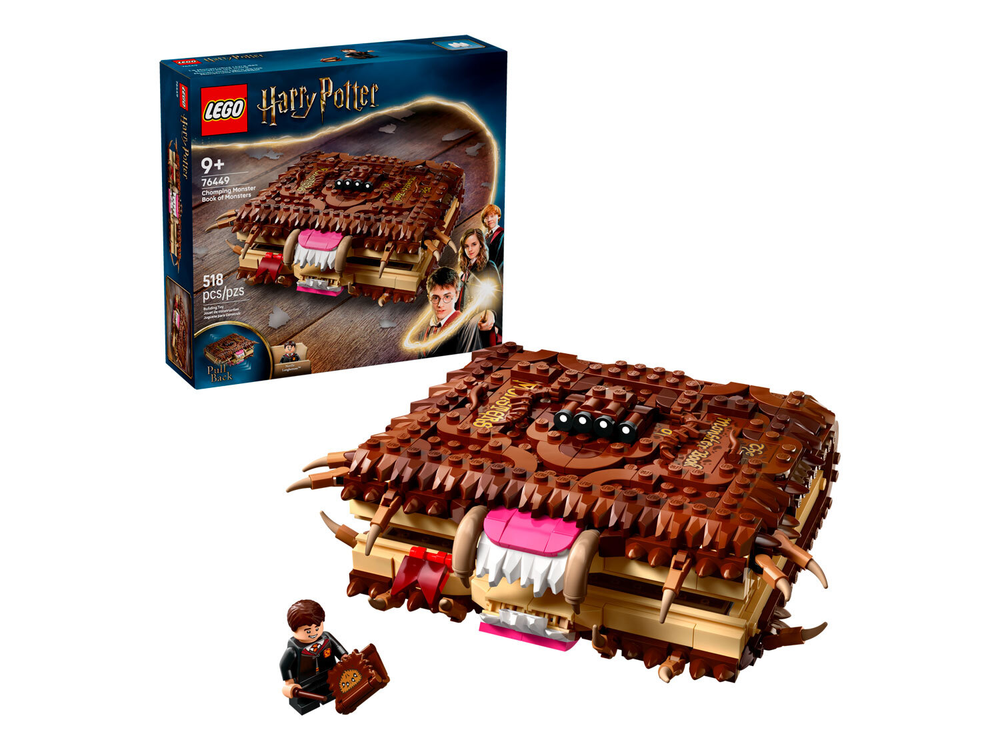 LEGO Harry Potter 76449 «Чудовищная книга о монстрах» — магический учебник Хогвартса